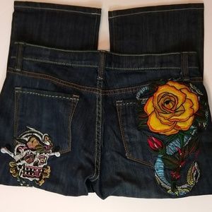 New London Embroidered Pocket Jeans Size 29